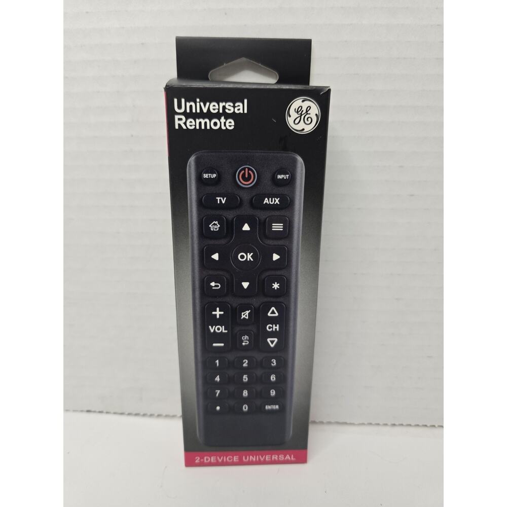 GE 2-Device Universal Remote-Control (83036) Samsung TV/Roku Preprogrammed